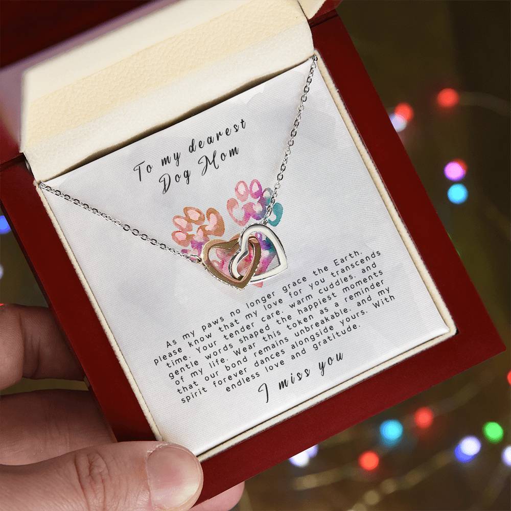 Dog Mom Pet Memorial Dog Loss Necklace Pendant Gift Rainbow Bridge Jewelry Gift